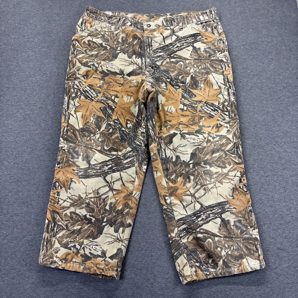 Duxbak Pants Mens 42x26 Realtree Camo Thinsulate Insulated Hunting Green Brown